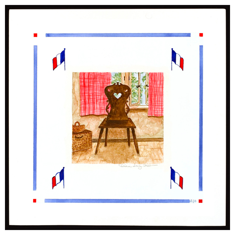 Provencial Fiddle Back Cottage Chair