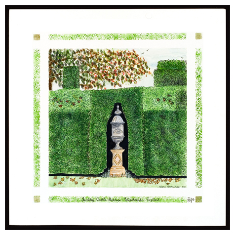 Hedges at Sudeley Castle, Gloucestershire, England