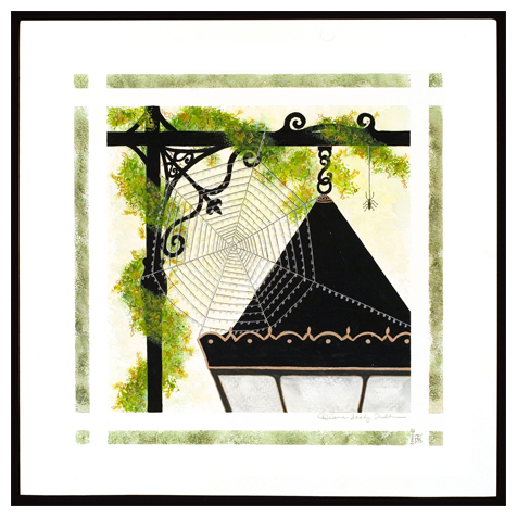 Spider at Birdlip Village