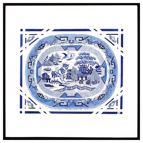 Wedgewood Blue Willow Platter