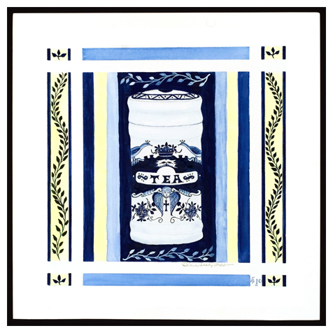 Delft Tea Caddy