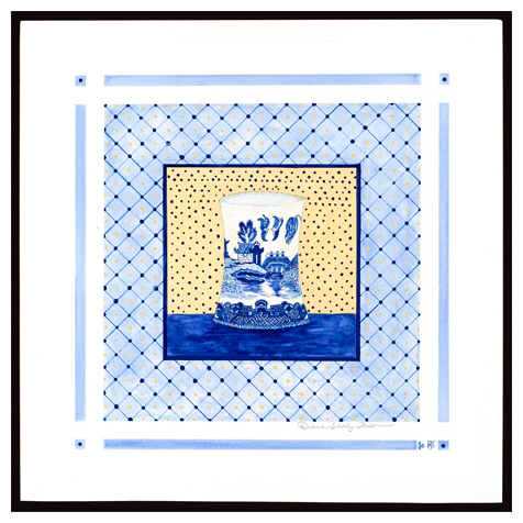 Blue Willow Egg Coddler