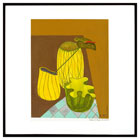 Three Vases in Green