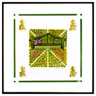 Lutyens Garden Bench w/ Cushion